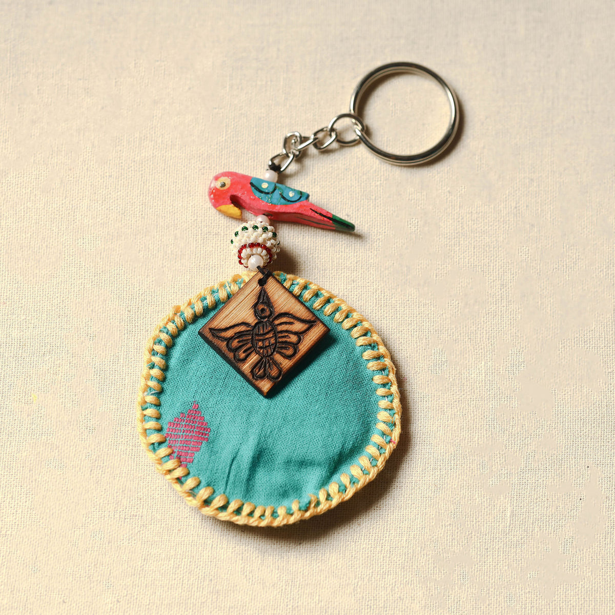 Handcrafted Fab Artwork Keychain 21