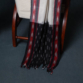 Pochampally Ikat Cotton Unstitched Dress Material: Kurta, Bottom with Dupatta  11