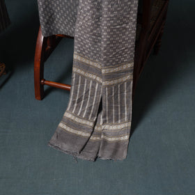 Akola Hand Block Print Woolen Unstitched Dress Material: Kurta, Bottom with Dupatta 30
