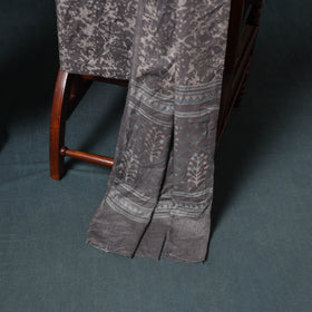 Akola Hand Block Print Woolen Unstitched Dress Material: Kurta, Bottom with Dupatta 31