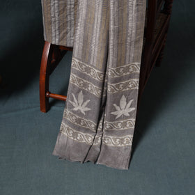 Akola Hand Block Print Woolen Unstitched Dress Material: Kurta, Bottom with Dupatta 32