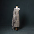 Akola Hand Block Print Woolen Unstitched Dress Material: Kurta, Bottom with Dupatta 33