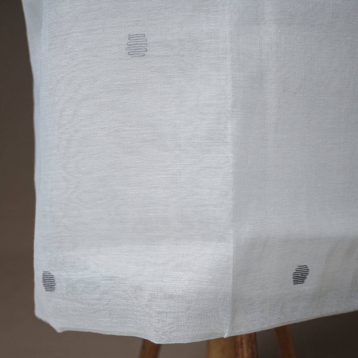 Jamdani Pure Handloom Muslin Unstitched Dress Material: Kurta with Dupatta 01