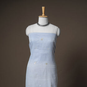 Jamdani Pure Handloom Muslin Unstitched Dress Material: Kurta with Dupatta 03