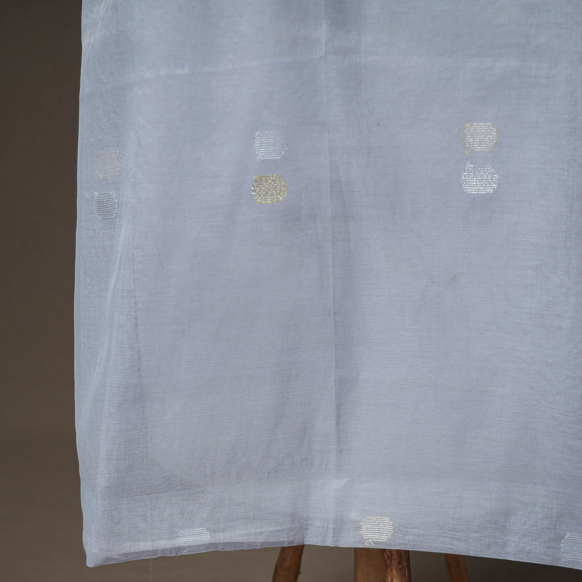 Jamdani Pure Handloom Muslin Unstitched Dress Material: Kurta with Dupatta 03