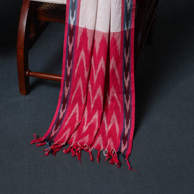 Pochampally Ikat Cotton Unstitched Dress Material: Kurta, Bottom with Dupatta  16