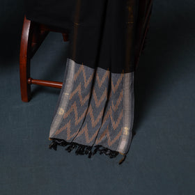 Pochampally Ikat Cotton Unstitched Dress Material: Kurta, Bottom with Dupatta  17