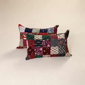 Handcrafted Patchwork Pillow Covers (Set of 2) 41