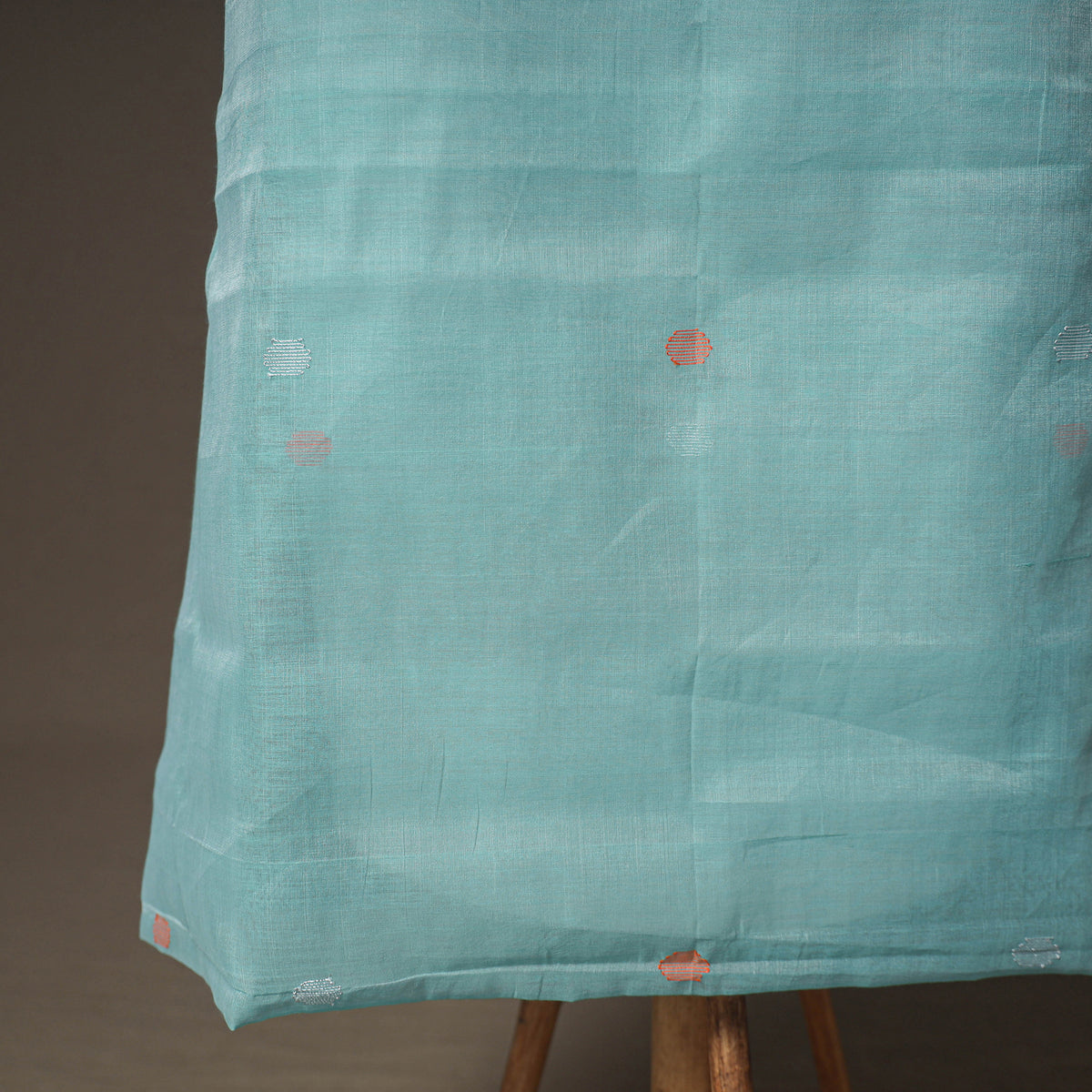 Jamdani Pure Handloom Muslin Unstitched Dress Material: Kurta with Dupatta 07