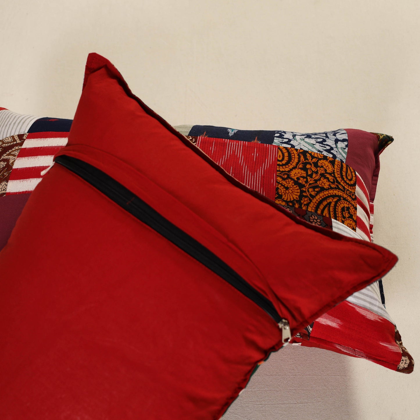 Handcrafted Patchwork Pillow Covers (Set of 2) 41