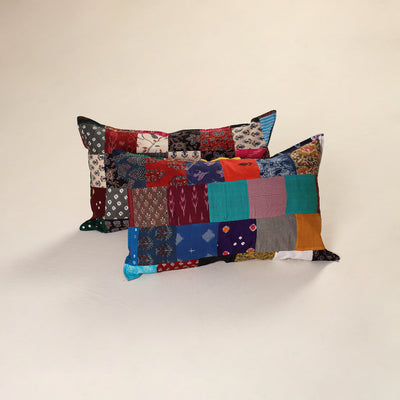 Handcrafted Patchwork Pillow Covers (Set of 2) 42