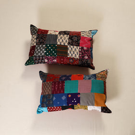 Handcrafted Patchwork Pillow Covers (Set of 2) 42