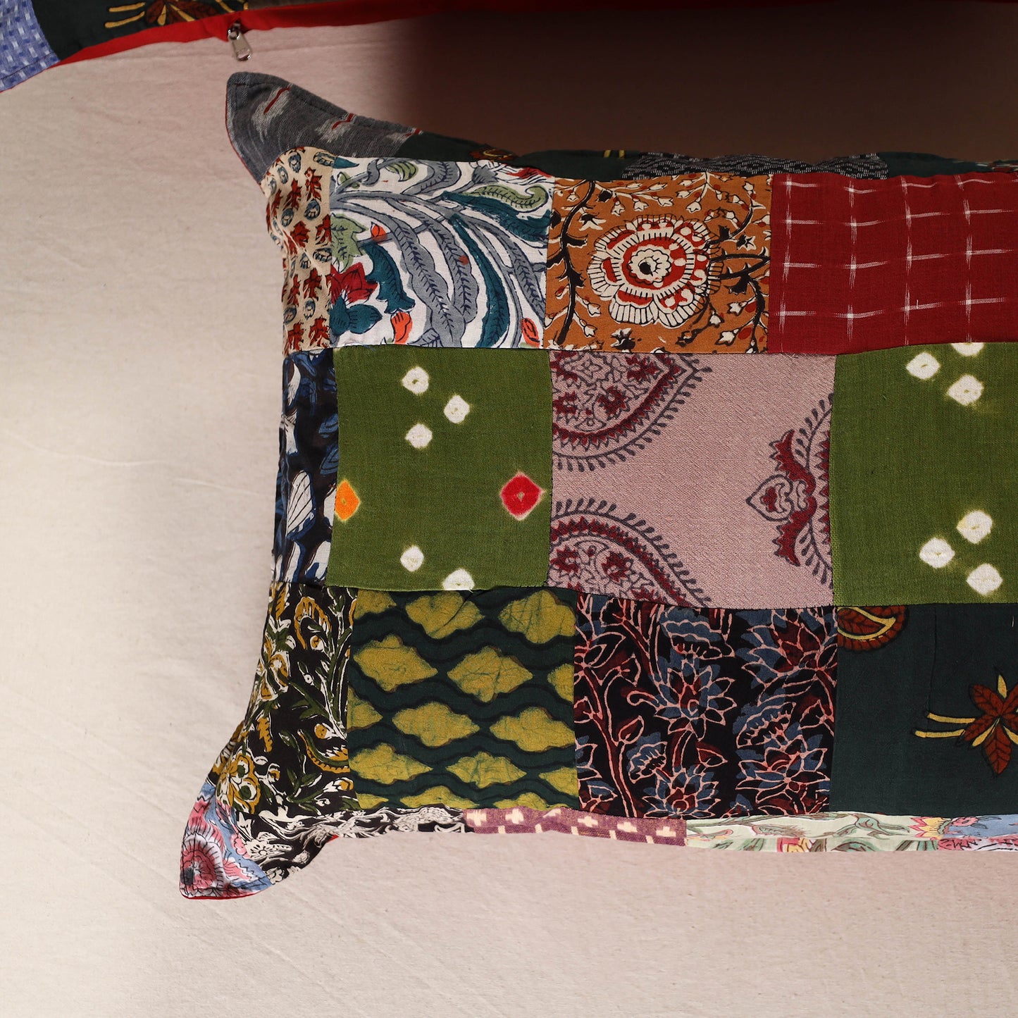 Handcrafted Patchwork Pillow Covers (Set of 2) 43