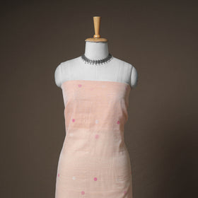 Jamdani Pure Handloom Muslin Unstitched Dress Material: Kurta with Dupatta 10