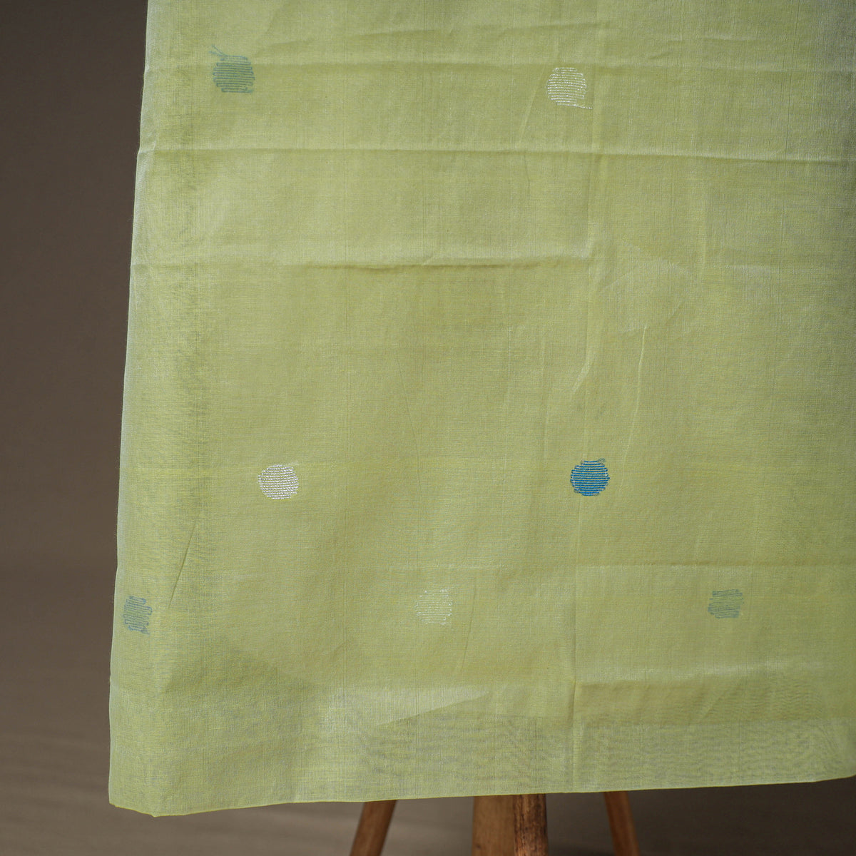 Jamdani Pure Handloom Muslin Unstitched Dress Material: Kurta with Dupatta 11