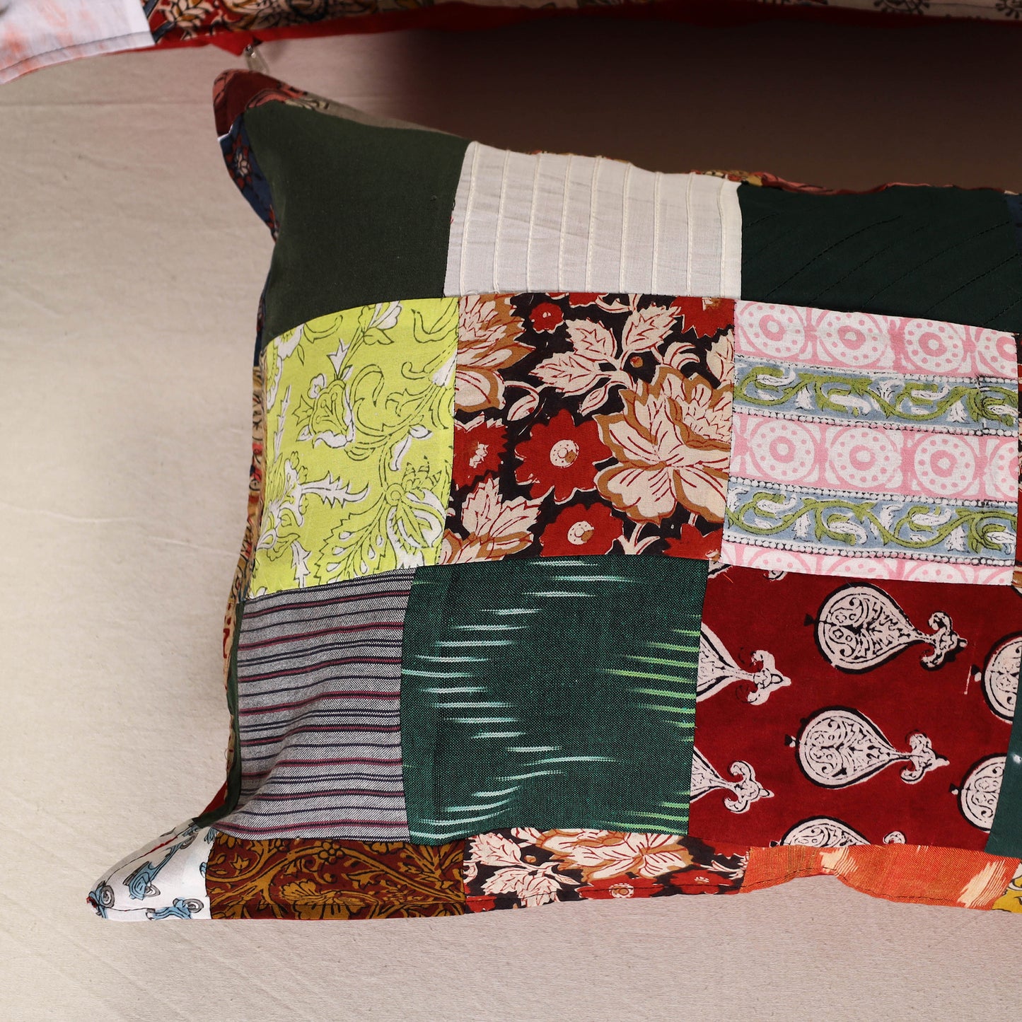Handcrafted Patchwork Pillow Covers (Set of 2) 46