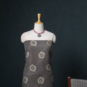 Akola Hand Block Print Woolen Unstitched Dress Material: Kurta, Bottom with Dupatta 41