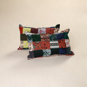 Handcrafted Patchwork Pillow Covers (Set of 2) 48