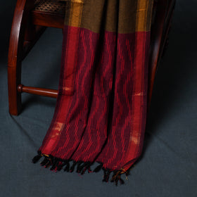 Pochampally Ikat Cotton Unstitched Dress Material: Kurta, Bottom with Dupatta  24