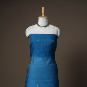 Jamdani Pure Handloom Muslin Unstitched Dress Material: Kurta with Dupatta 14