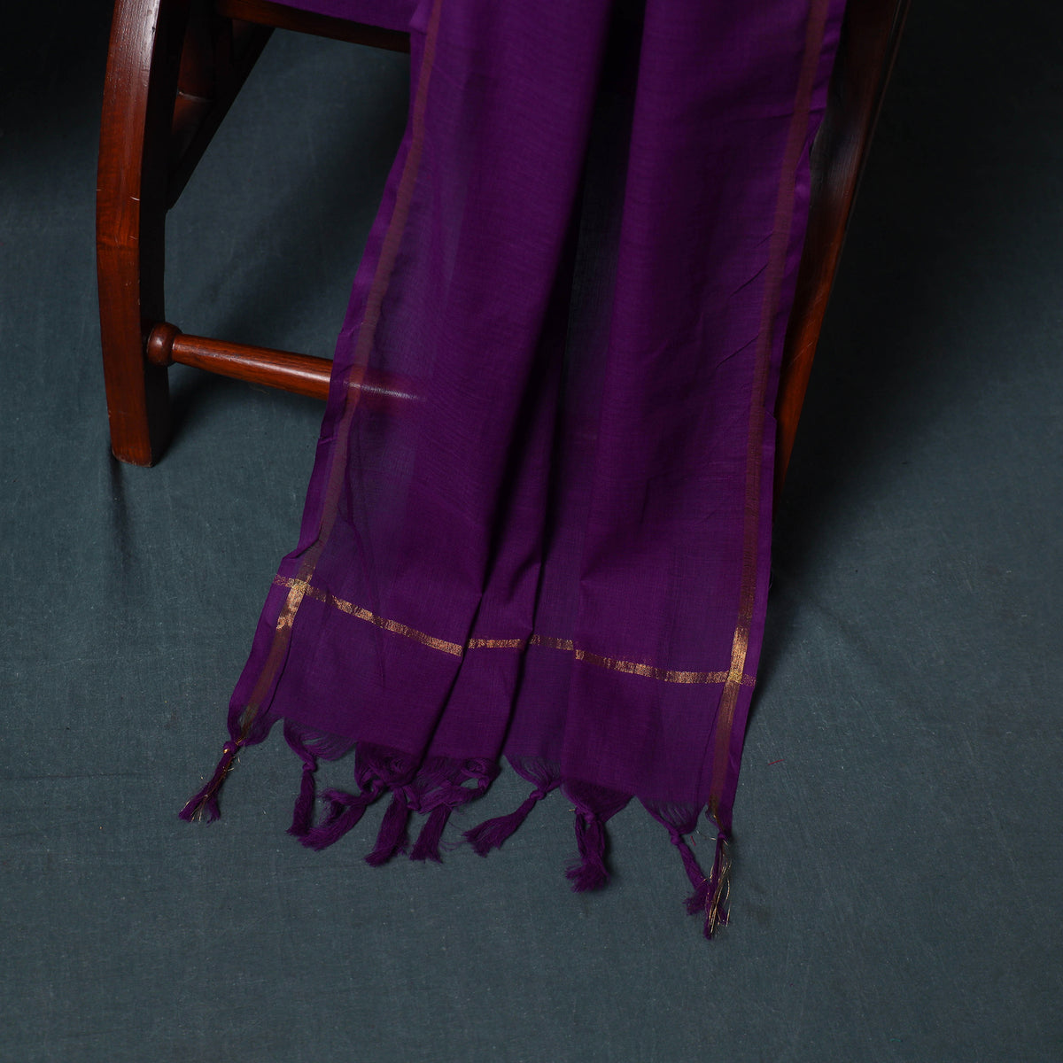 Pochampally Ikat Cotton Unstitched Dress Material: Kurta, Bottom with Dupatta  25