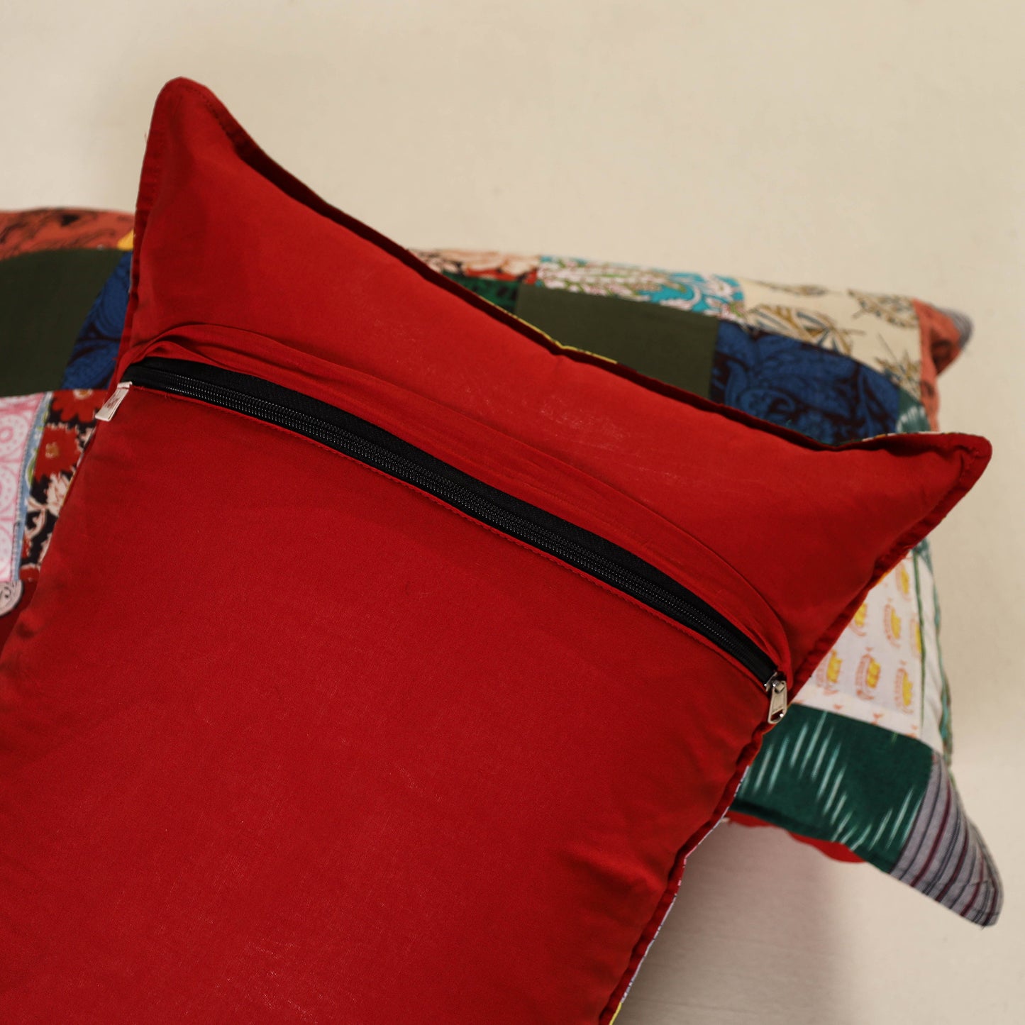 Handcrafted Patchwork Pillow Covers (Set of 2) 49
