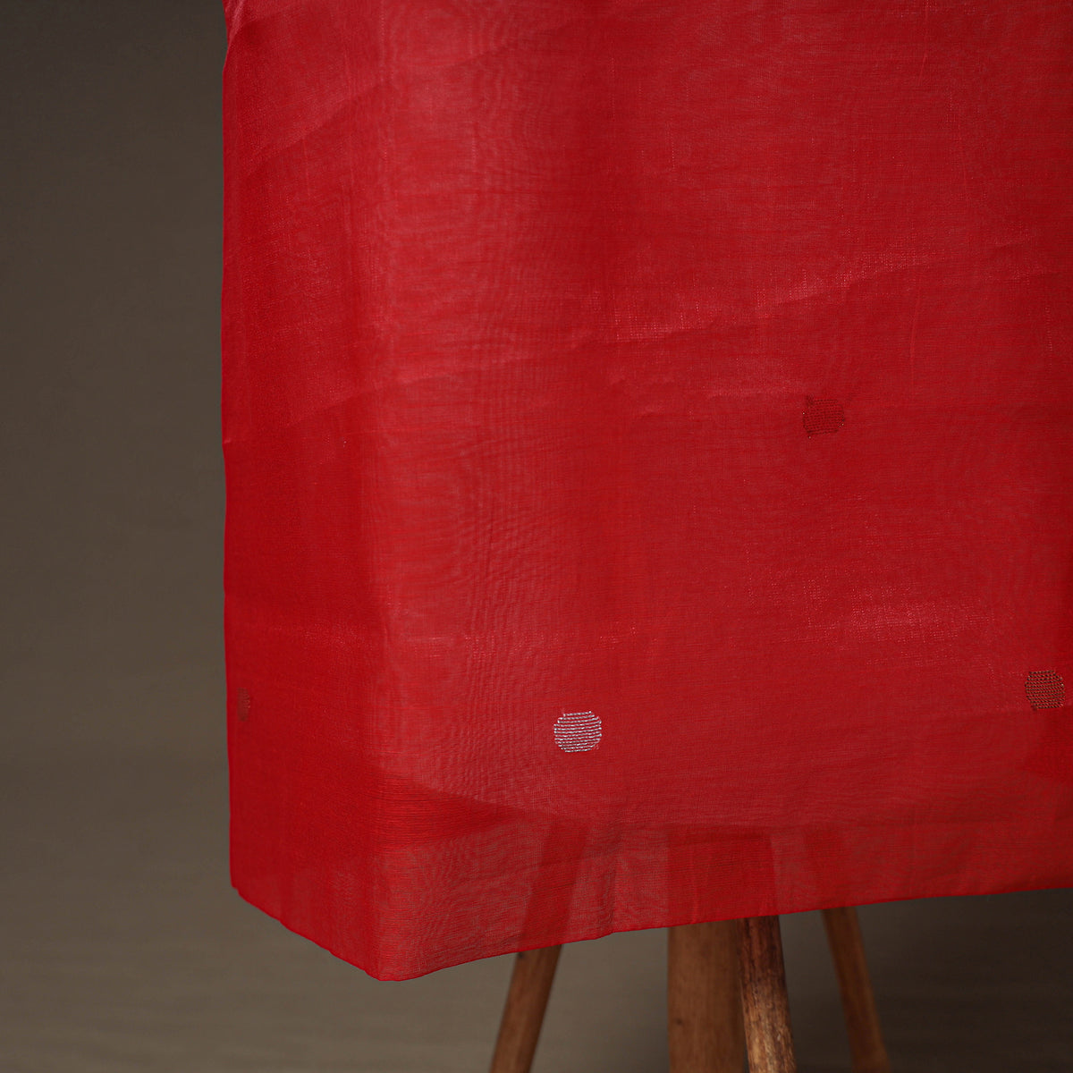 Jamdani Pure Handloom Muslin Unstitched Dress Material: Kurta with Dupatta 15