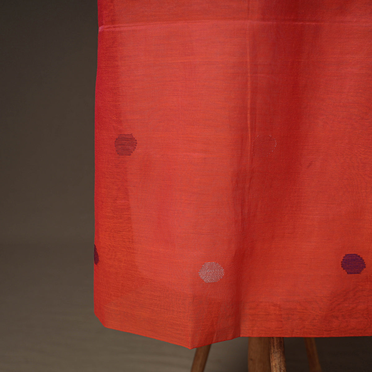 Jamdani Pure Handloom Muslin Unstitched Dress Material: Kurta with Dupatta 16