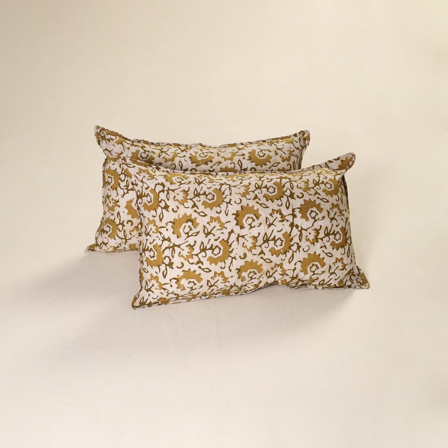 Hand Block Batik Print Pillow Covers (Set of 2) 52