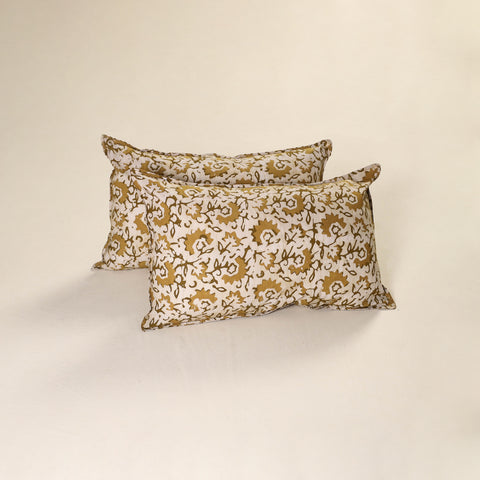 Hand Block Batik Print Pillow Covers (Set of 2) 52