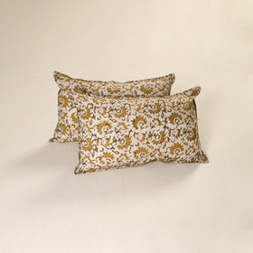 Hand Block Batik Print Pillow Covers (Set of 2) 52