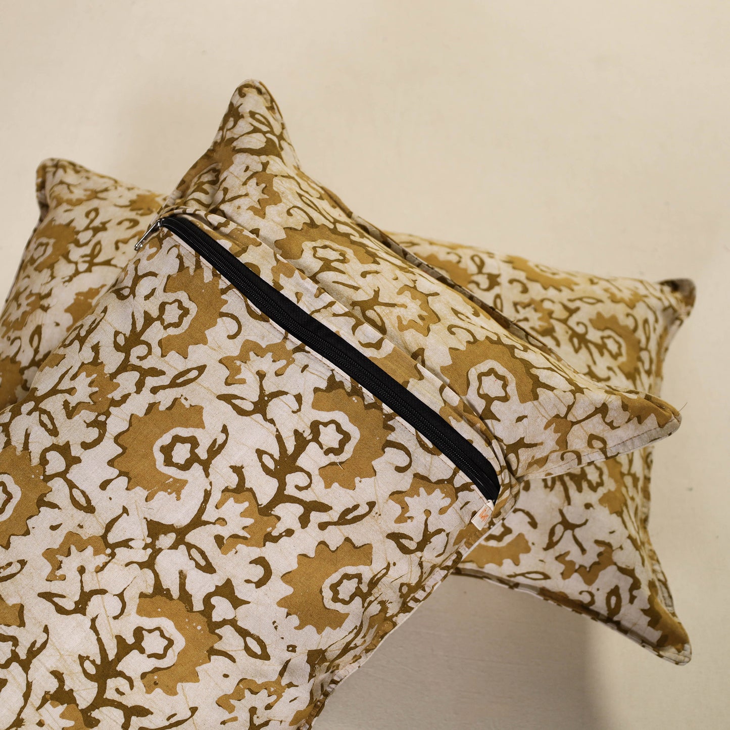 Hand Block Batik Print Pillow Covers (Set of 2) 52