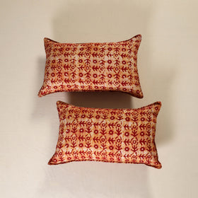 Hand Block Batik Print Pillow Covers (Set of 2) 53