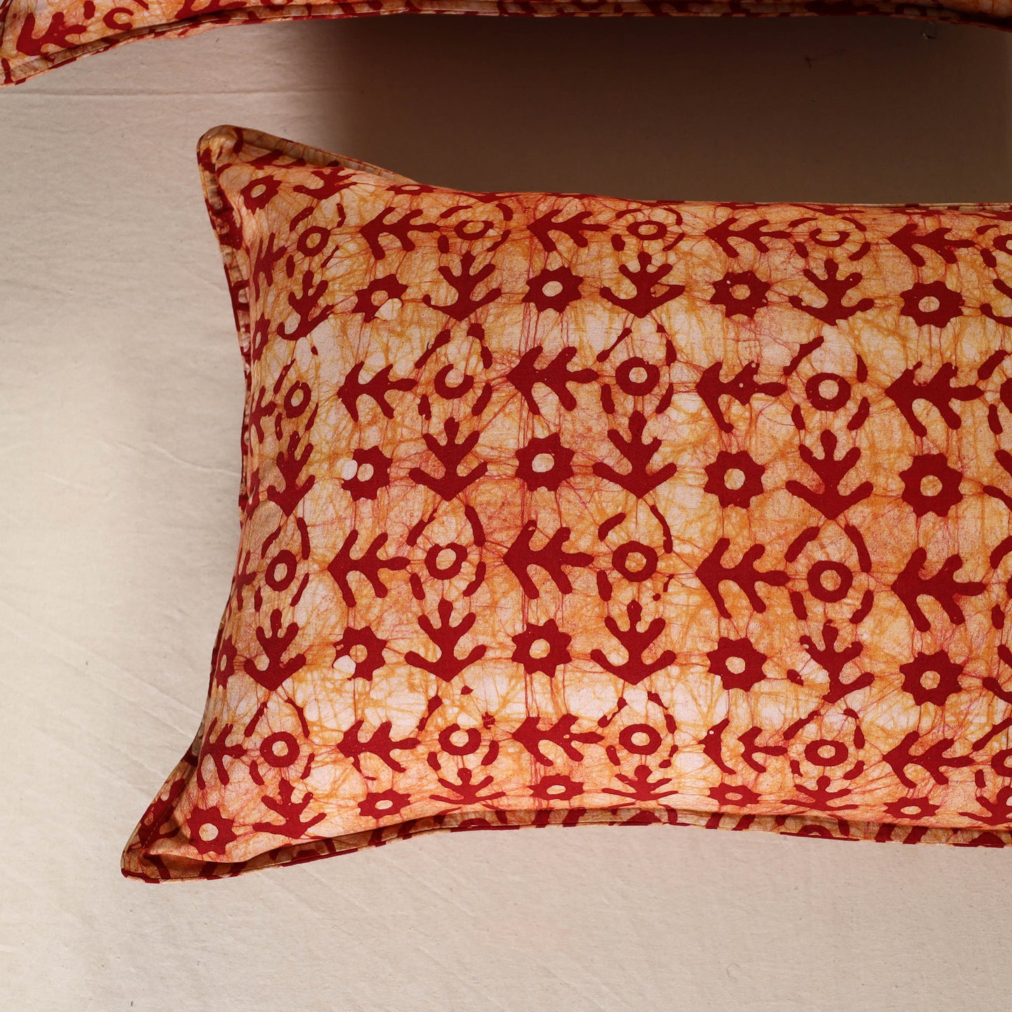 Hand Block Batik Print Pillow Covers (Set of 2) 53
