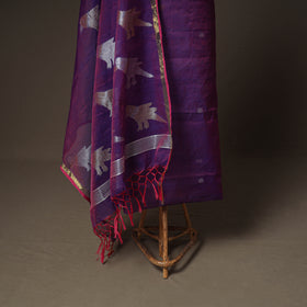 Jamdani Pure Handloom Muslin Unstitched Dress Material: Kurta with Dupatta 18