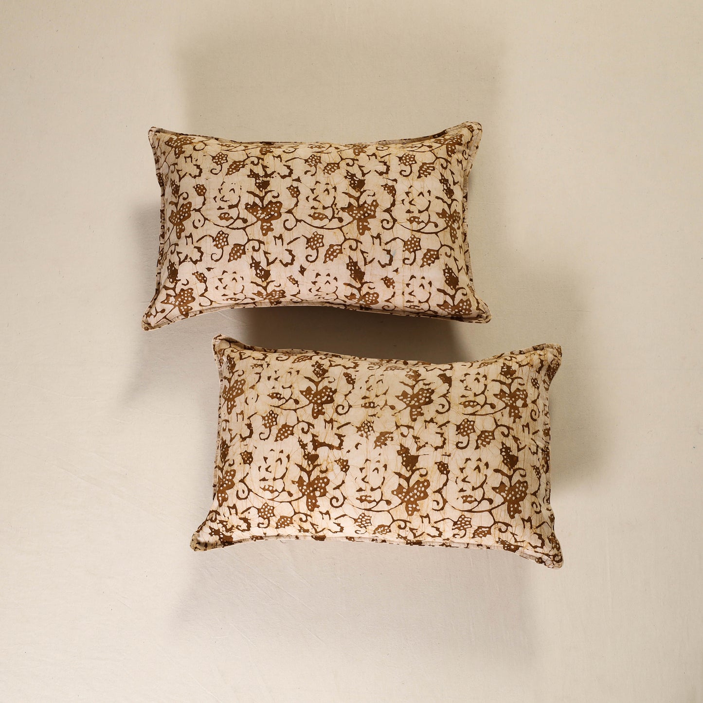 Hand Block Batik Print Pillow Covers (Set of 2) 54
