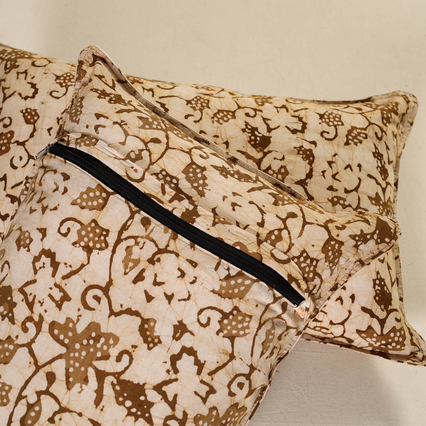Hand Block Batik Print Pillow Covers (Set of 2) 54
