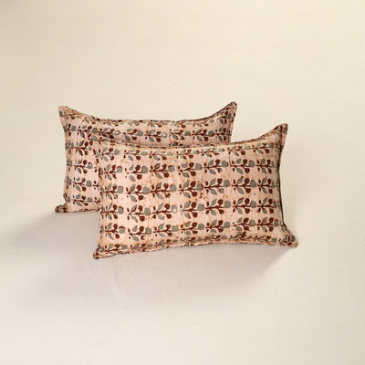 Hand Block Batik Print Pillow Covers (Set of 2) 55