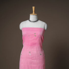 Jamdani Pure Handloom Muslin Unstitched Dress Material: Kurta with Dupatta 19