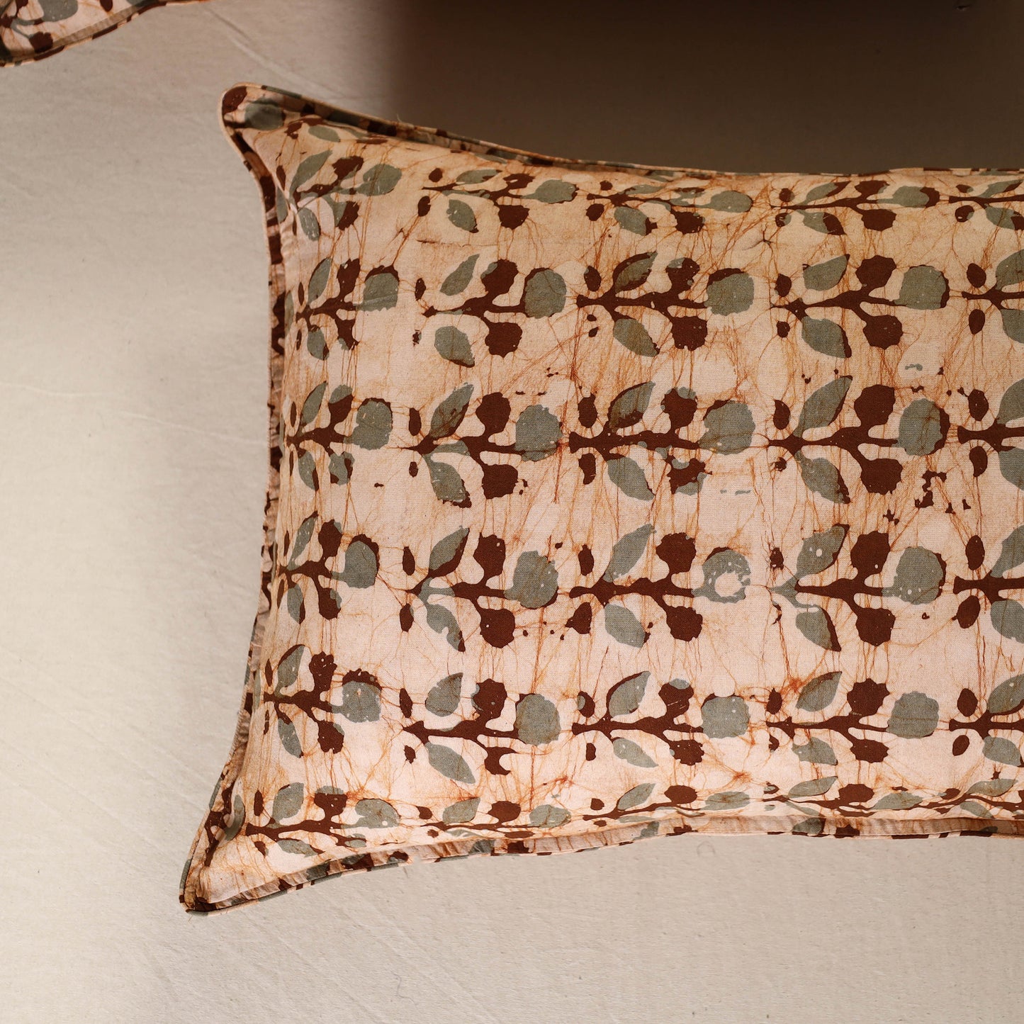 Hand Block Batik Print Pillow Covers (Set of 2) 55