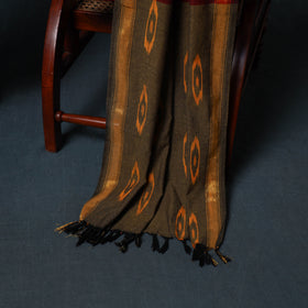 Pochampally Ikat Cotton Unstitched Dress Material: Kurta, Bottom with Dupatta  30