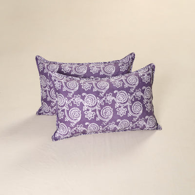 Hand Block Batik Print Pillow Covers (Set of 2) 56