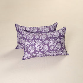 Hand Block Batik Print Pillow Covers (Set of 2) 56