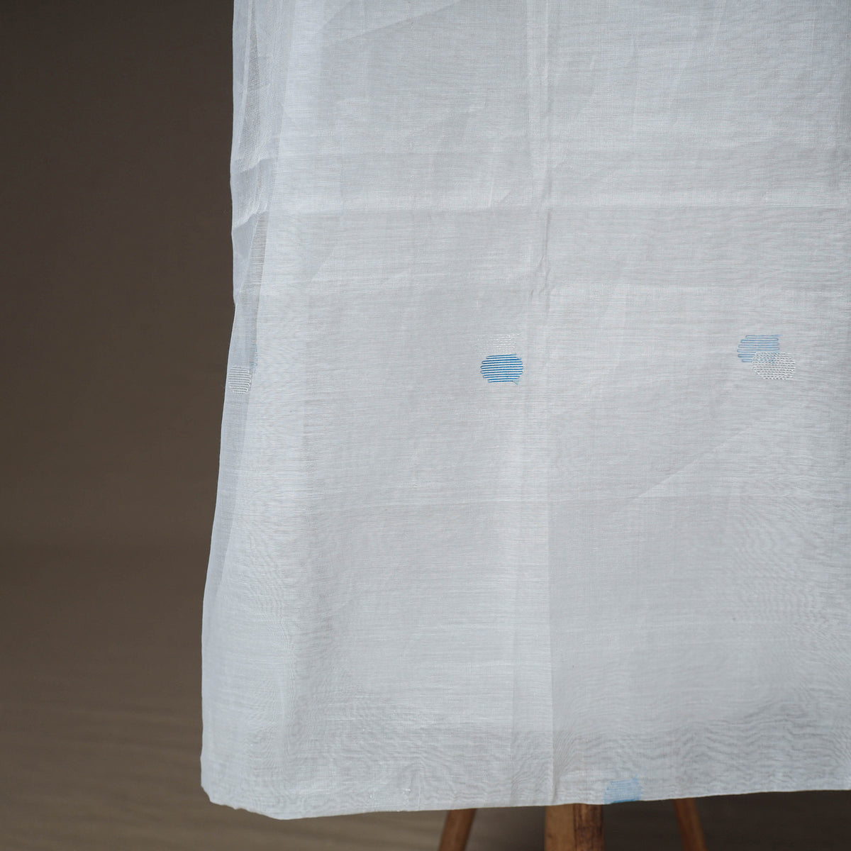 Jamdani Pure Handloom Muslin Unstitched Dress Material: Kurta with Dupatta 21