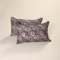 Hand Block Batik Print Pillow Covers (Set of 2) 57