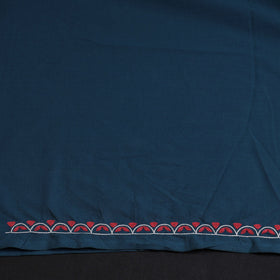  Hand Embroidery Plain Cotton Kurta Material 