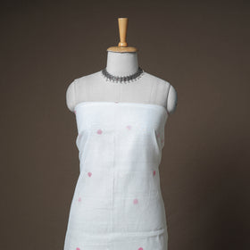 Jamdani Pure Handloom Muslin Unstitched Dress Material: Kurta with Dupatta 20