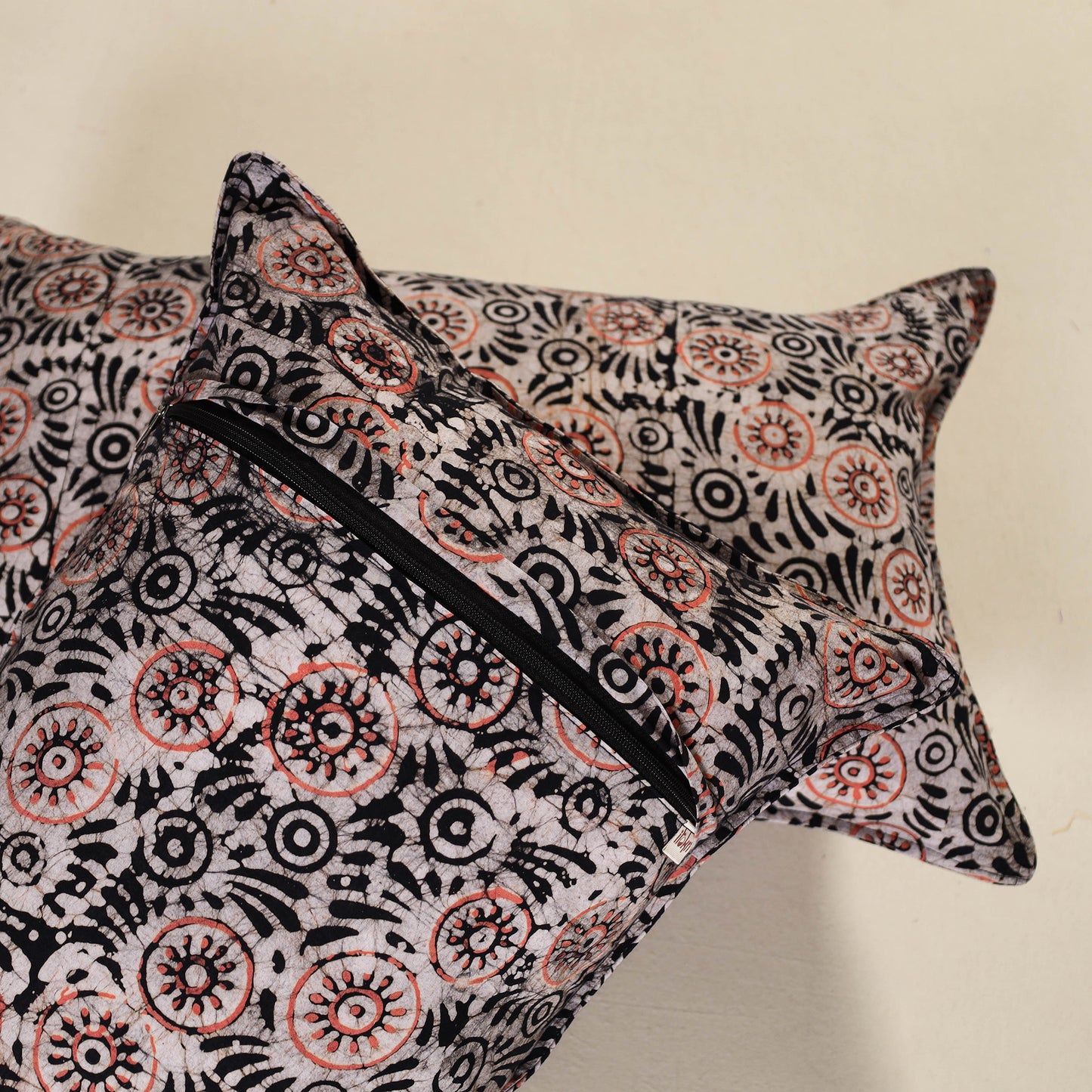 Hand Block Batik Print Pillow Covers (Set of 2) 57