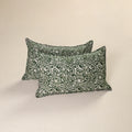 Hand Block Batik Print Pillow Covers (Set of 2) 58