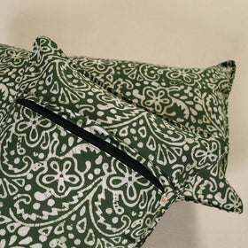 Hand Block Batik Print Pillow Covers (Set of 2) 58